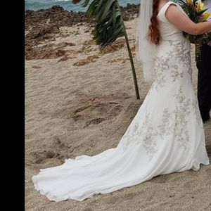 Tony Bowls wedding dress